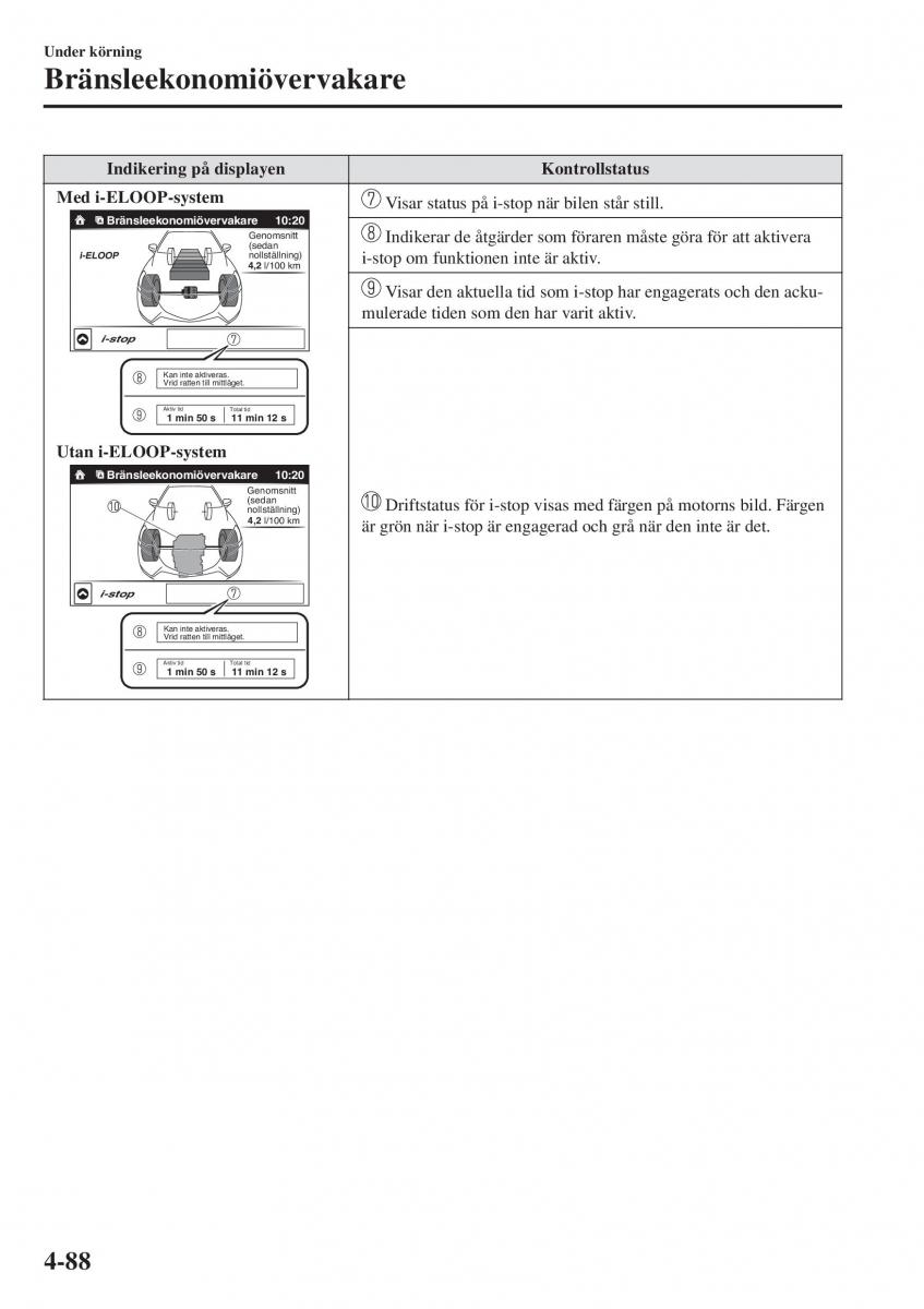 Mazda 2 Demio instruktionsbok / page 229