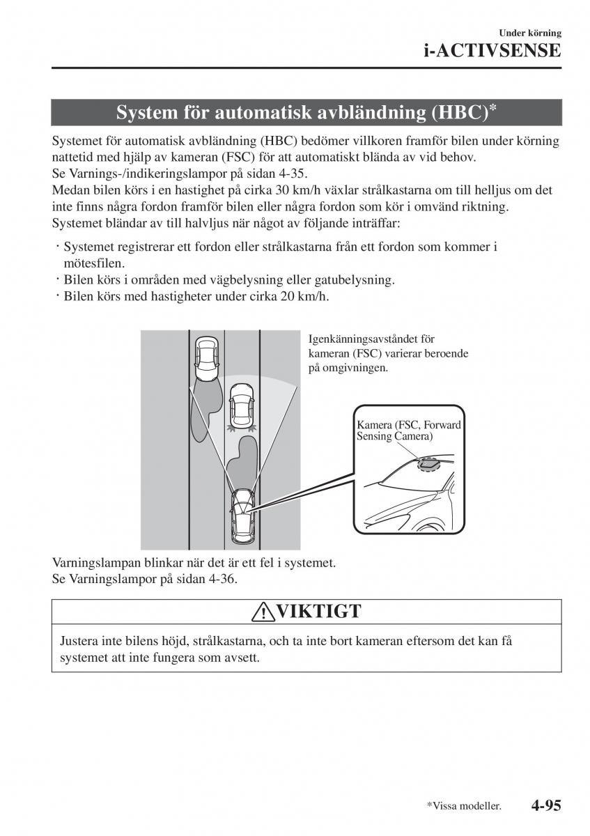 Mazda 2 Demio instruktionsbok / page 236