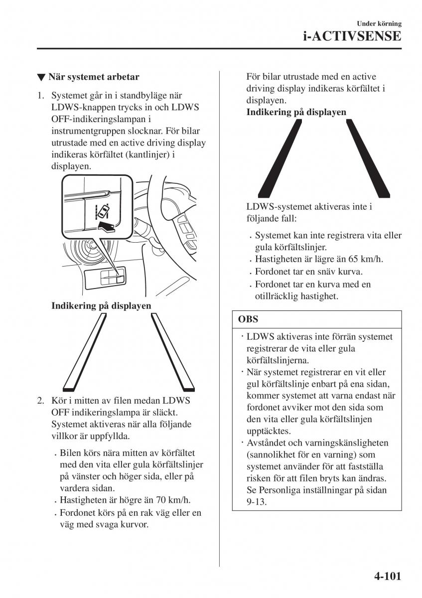 Mazda 2 Demio instruktionsbok / page 242