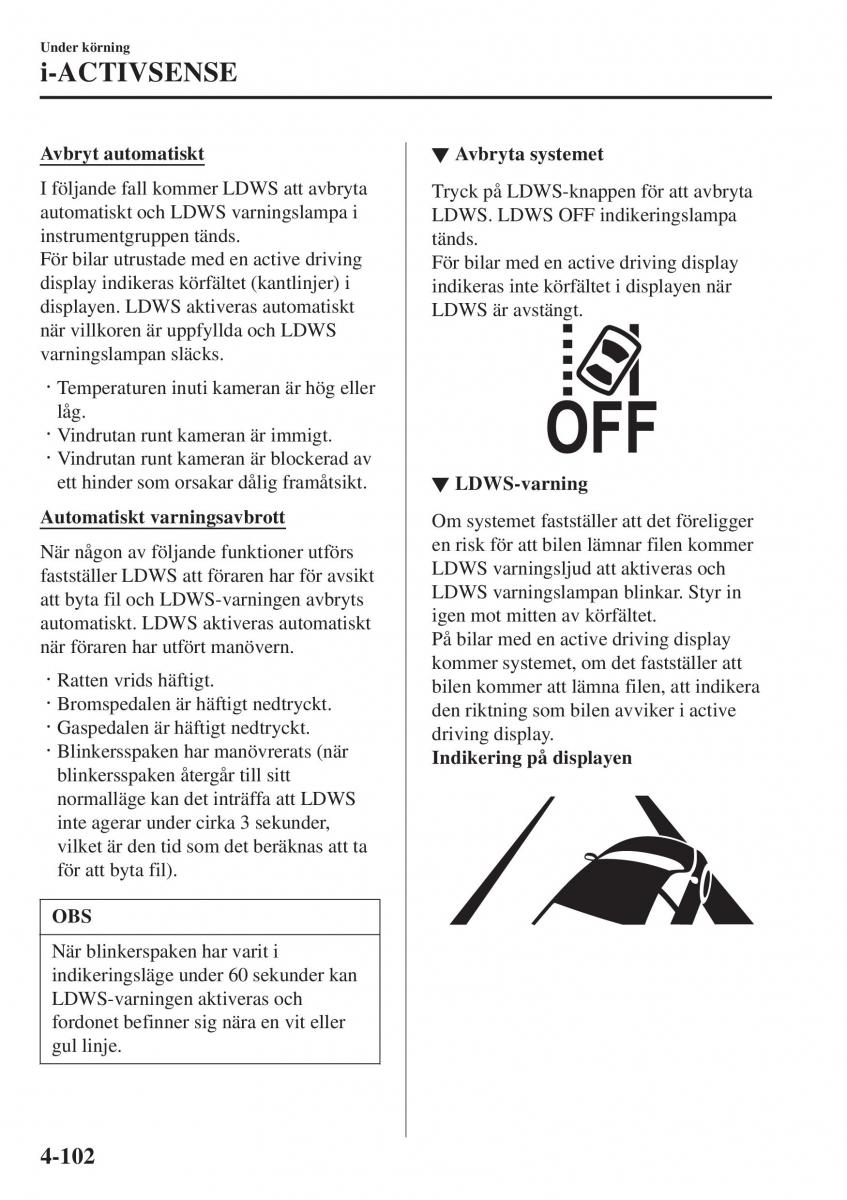 Mazda 2 Demio instruktionsbok / page 243