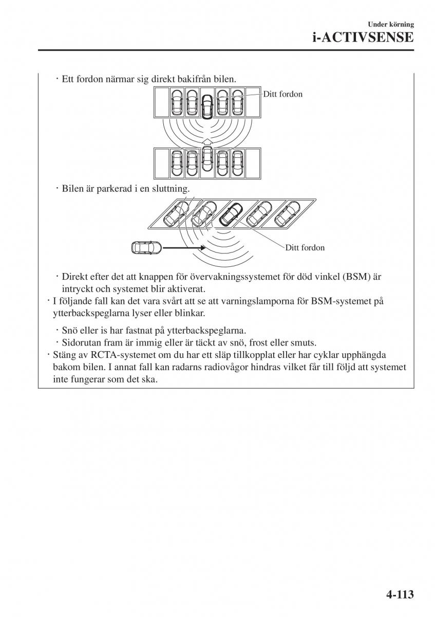 Mazda 2 Demio instruktionsbok / page 254