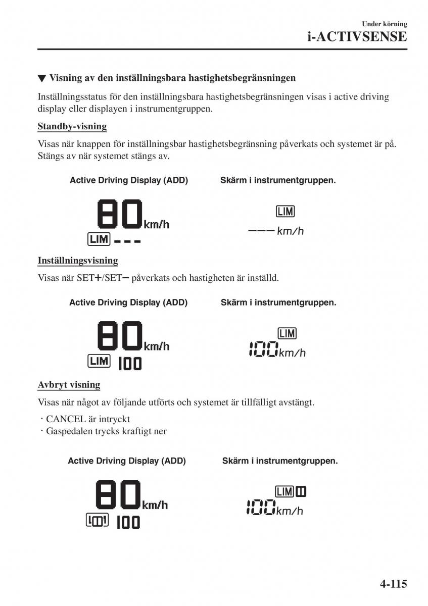 Mazda 2 Demio instruktionsbok / page 256