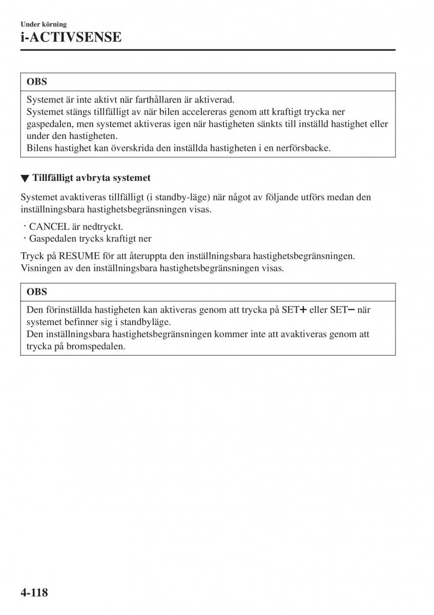 Mazda 2 Demio instruktionsbok / page 259