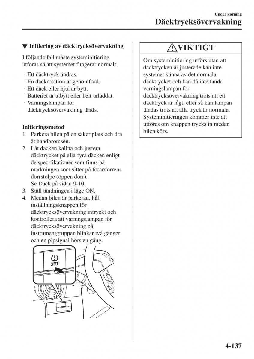 Mazda 2 Demio instruktionsbok / page 278