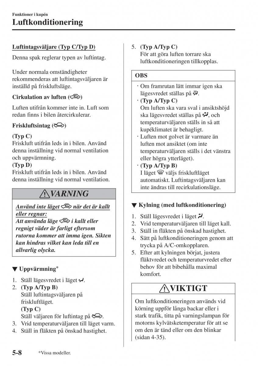 Mazda 2 Demio instruktionsbok / page 301