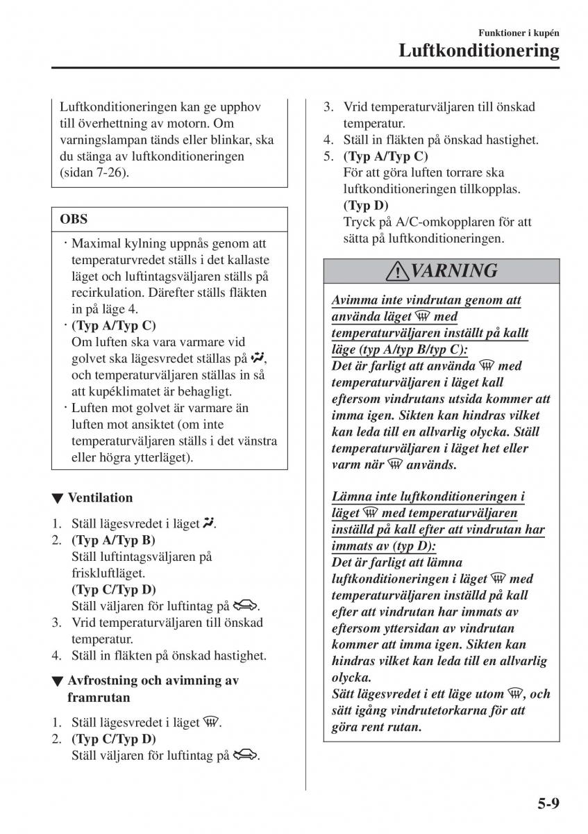 Mazda 2 Demio instruktionsbok / page 302