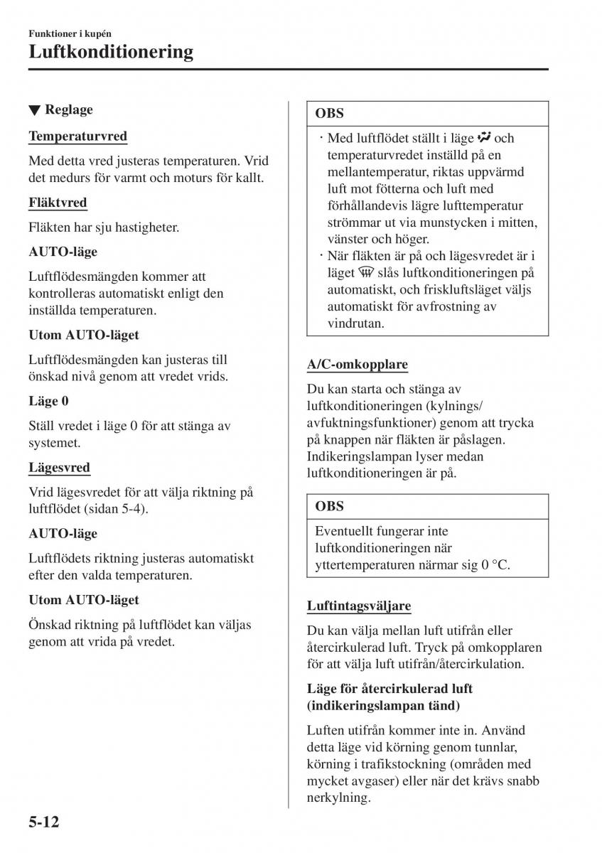 Mazda 2 Demio instruktionsbok / page 305