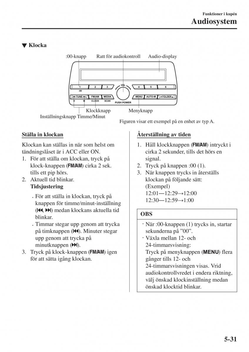 Mazda 2 Demio instruktionsbok / page 324