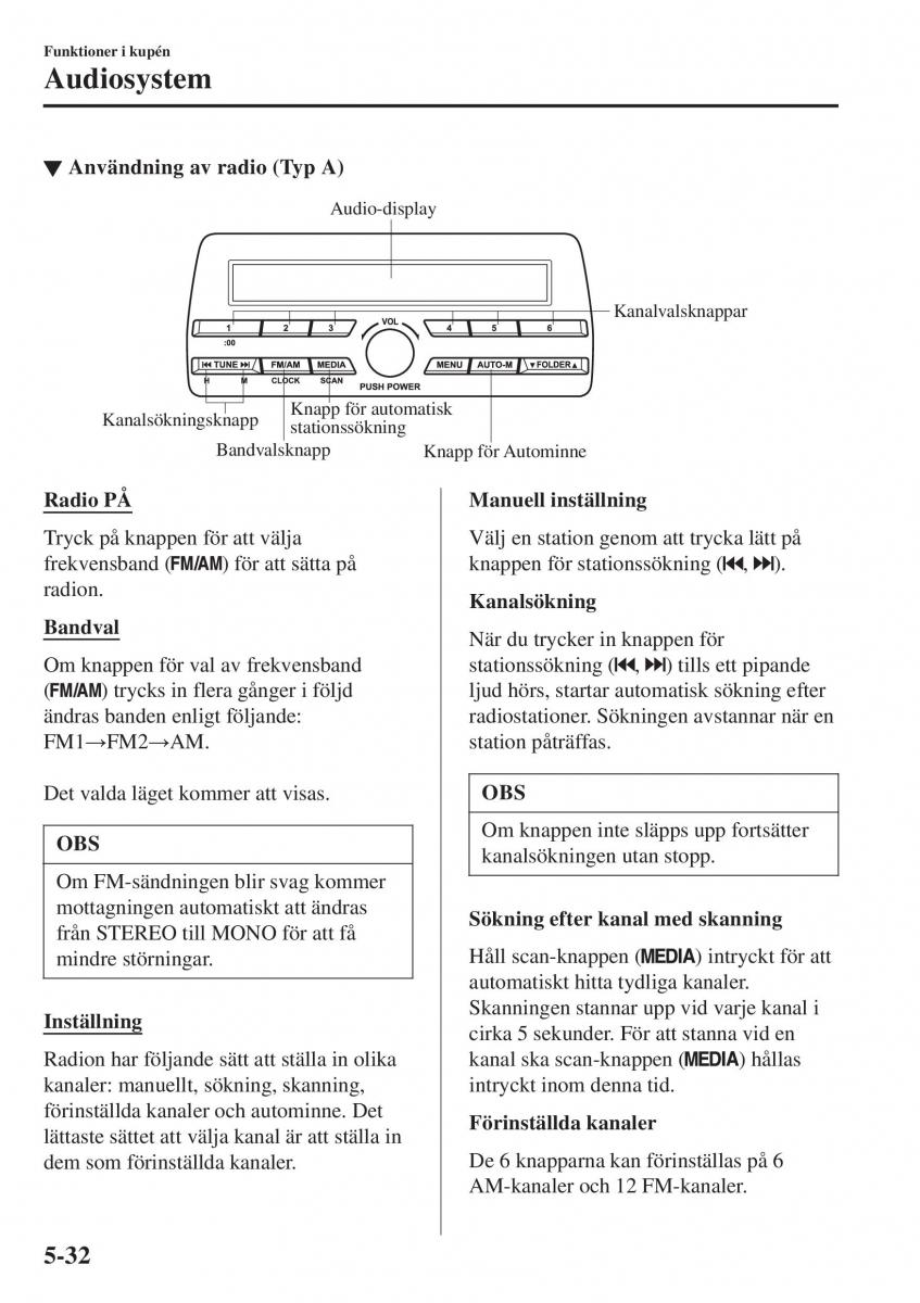 Mazda 2 Demio instruktionsbok / page 325