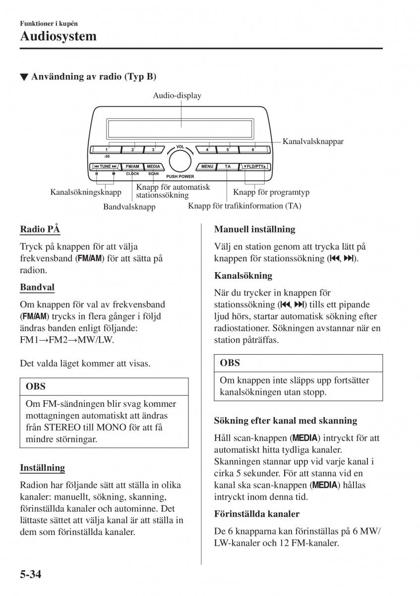 Mazda 2 Demio instruktionsbok / page 327