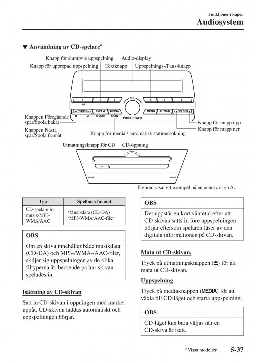 Mazda 2 Demio instruktionsbok / page 330