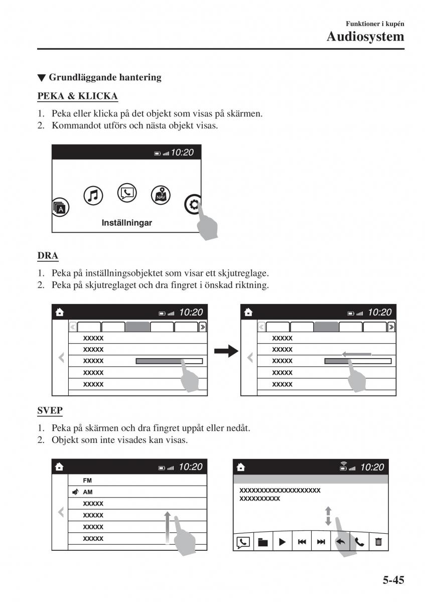 Mazda 2 Demio instruktionsbok / page 338