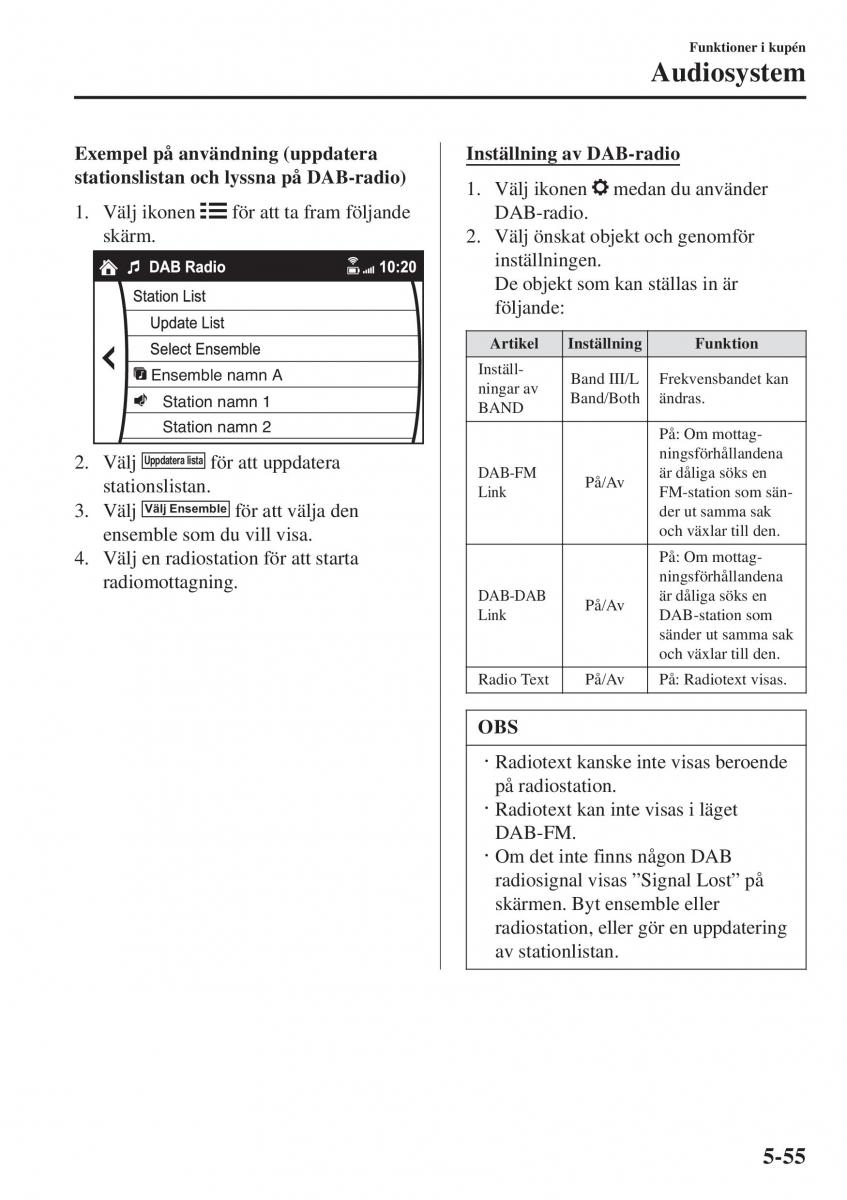 Mazda 2 Demio instruktionsbok / page 348