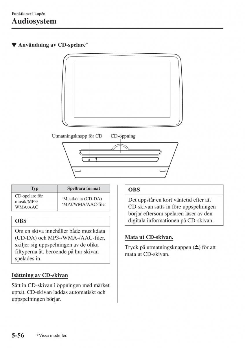 Mazda 2 Demio instruktionsbok / page 349