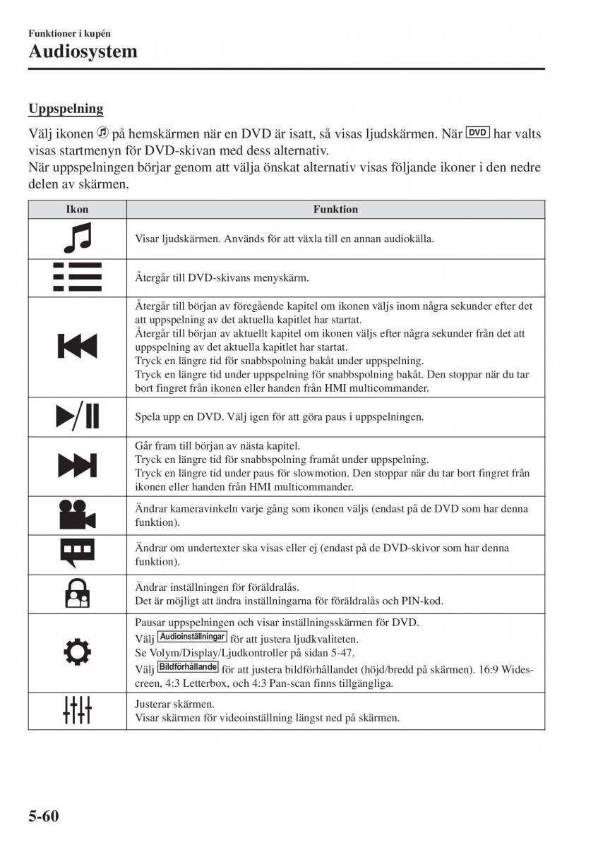 Mazda 2 Demio instruktionsbok / page 353