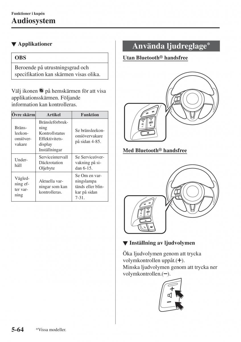 Mazda 2 Demio instruktionsbok / page 357