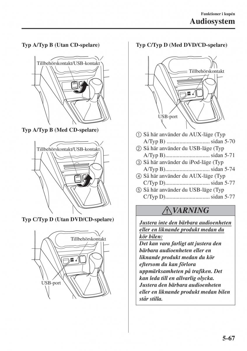 Mazda 2 Demio instruktionsbok / page 360