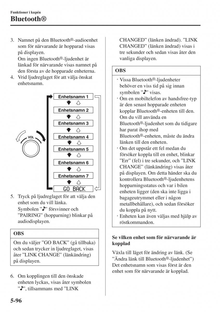 Mazda 2 Demio instruktionsbok / page 389