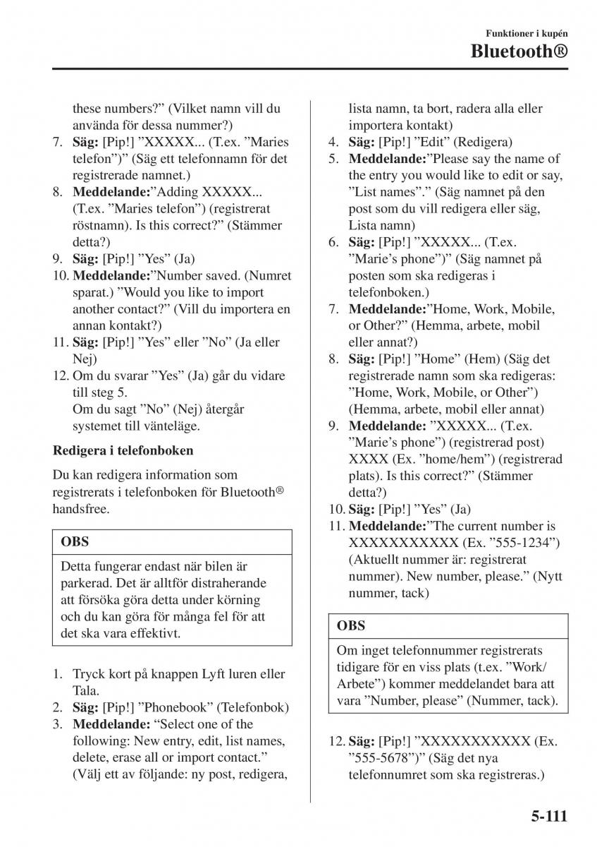 Mazda 2 Demio instruktionsbok / page 404