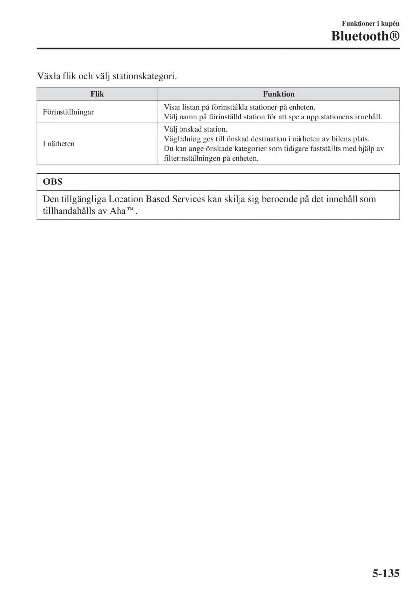 Mazda 2 Demio instruktionsbok / page 428