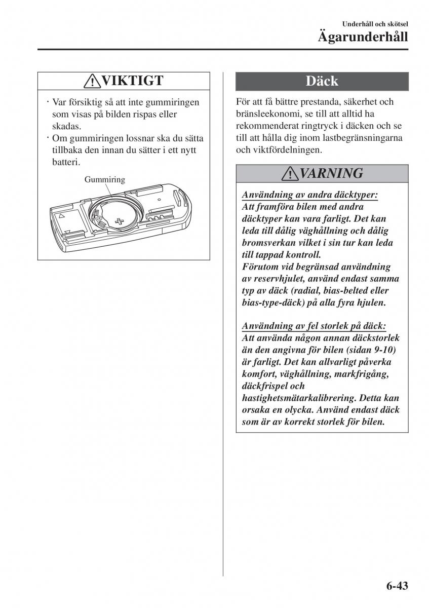 Mazda 2 Demio instruktionsbok / page 486