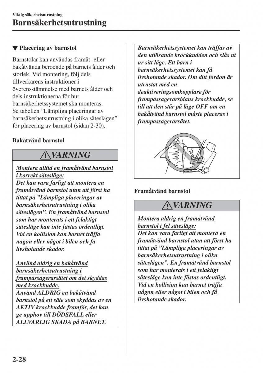 Mazda 2 Demio instruktionsbok / page 49