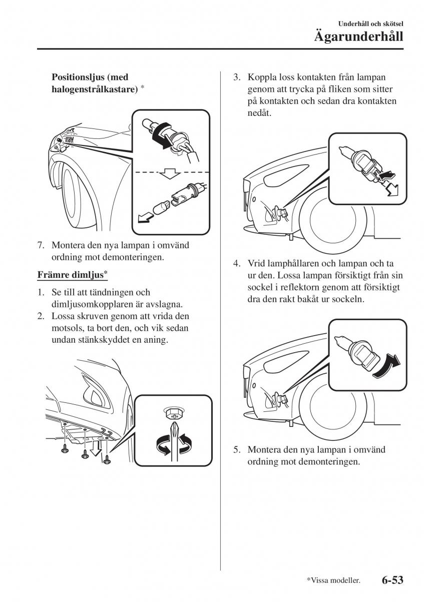 Mazda 2 Demio instruktionsbok / page 496