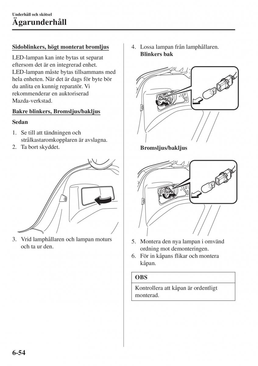 Mazda 2 Demio instruktionsbok / page 497