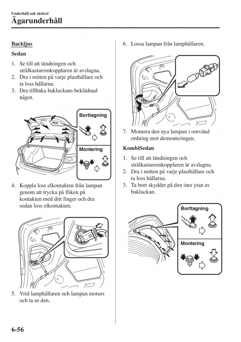 Mazda 2 Demio instruktionsbok / page 499