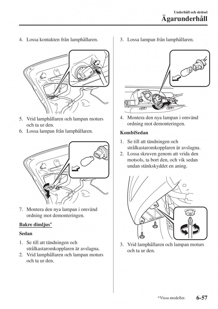 Mazda 2 Demio instruktionsbok / page 500