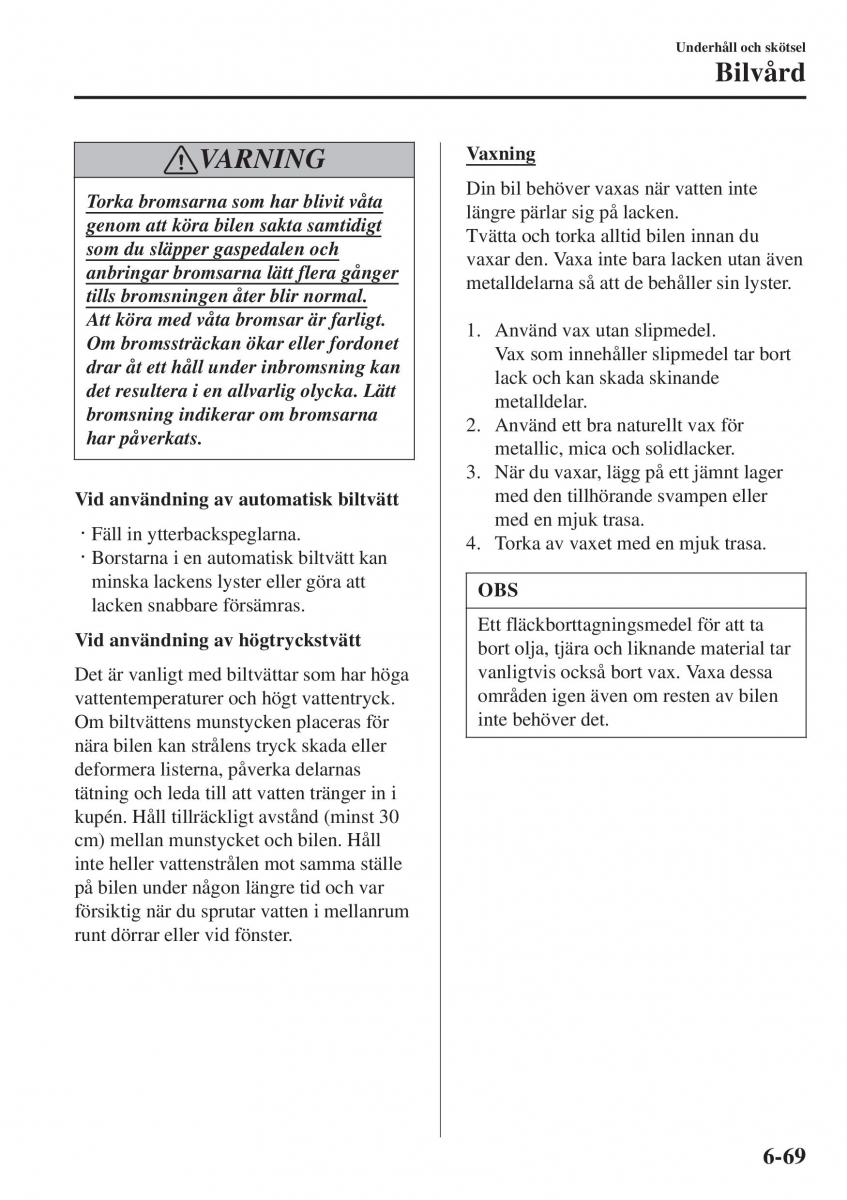 Mazda 2 Demio instruktionsbok / page 512