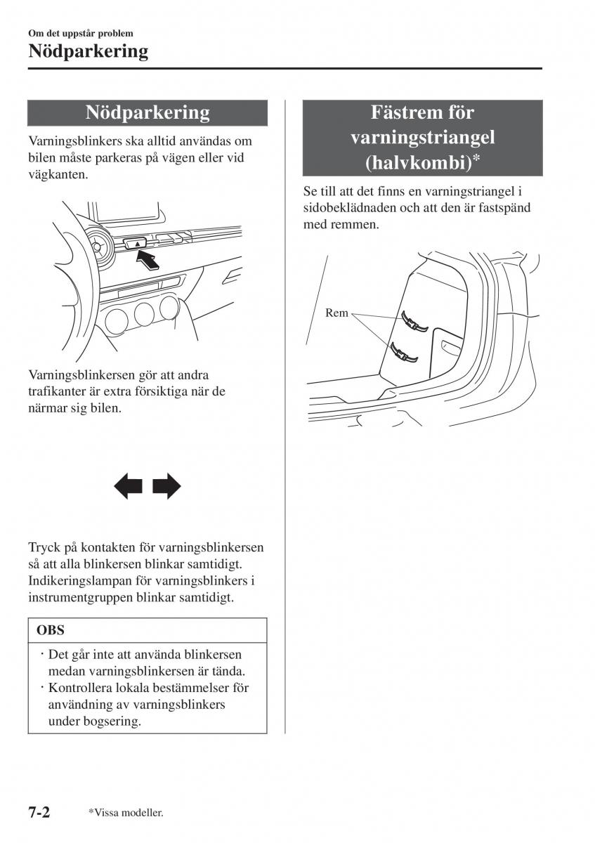 Mazda 2 Demio instruktionsbok / page 519