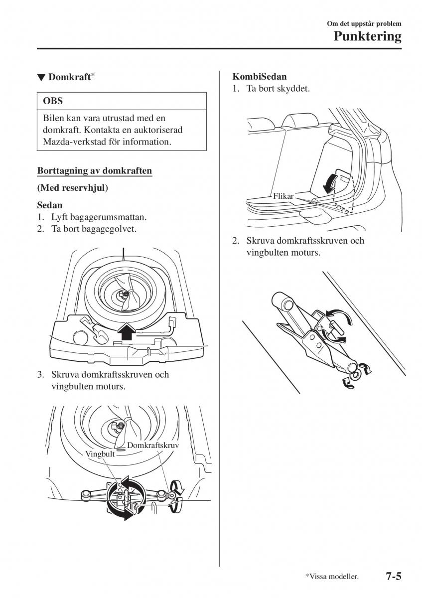 Mazda 2 Demio instruktionsbok / page 522