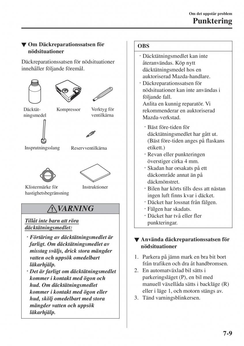 Mazda 2 Demio instruktionsbok / page 526