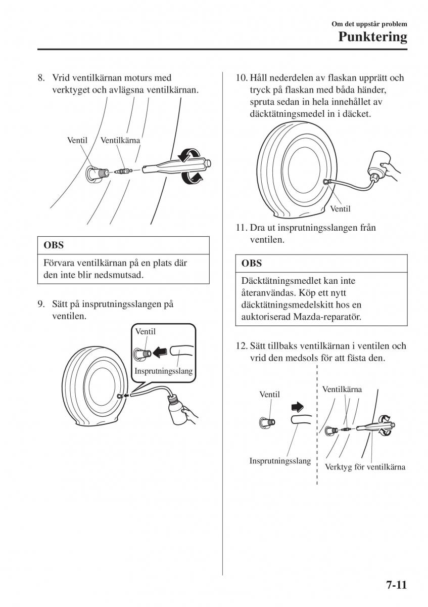 Mazda 2 Demio instruktionsbok / page 528