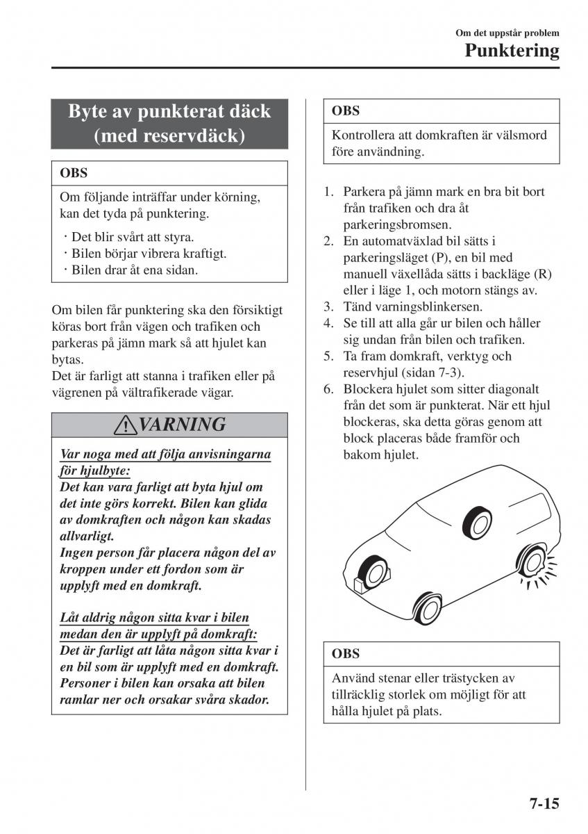 Mazda 2 Demio instruktionsbok / page 532