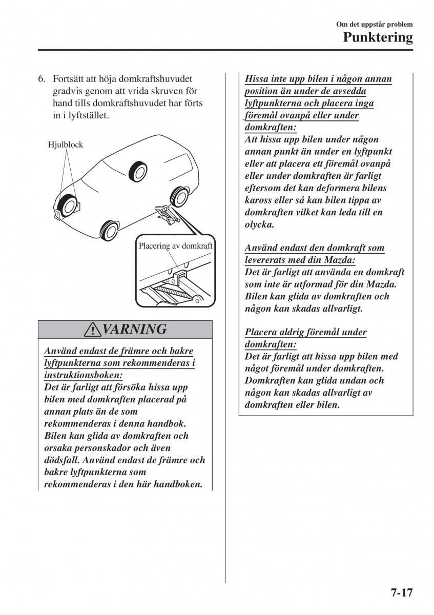 Mazda 2 Demio instruktionsbok / page 534