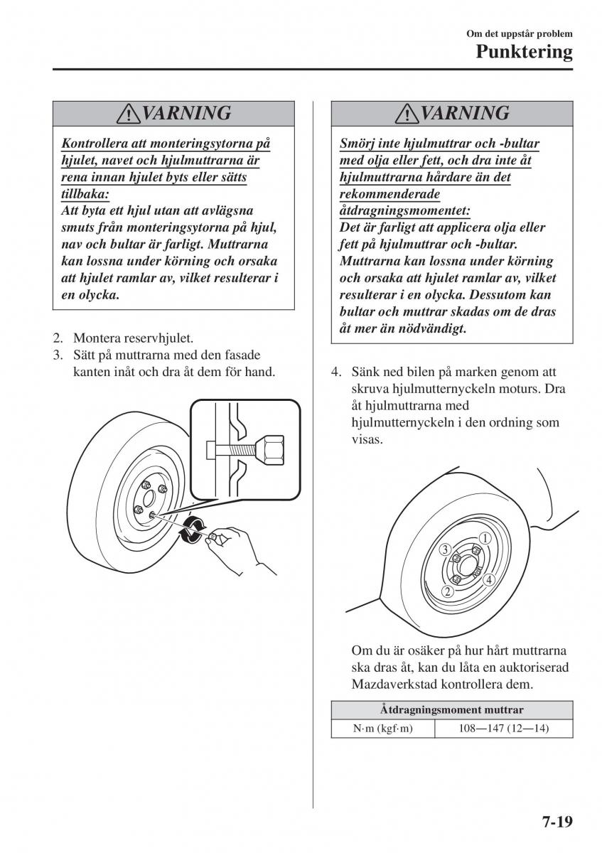 Mazda 2 Demio instruktionsbok / page 536