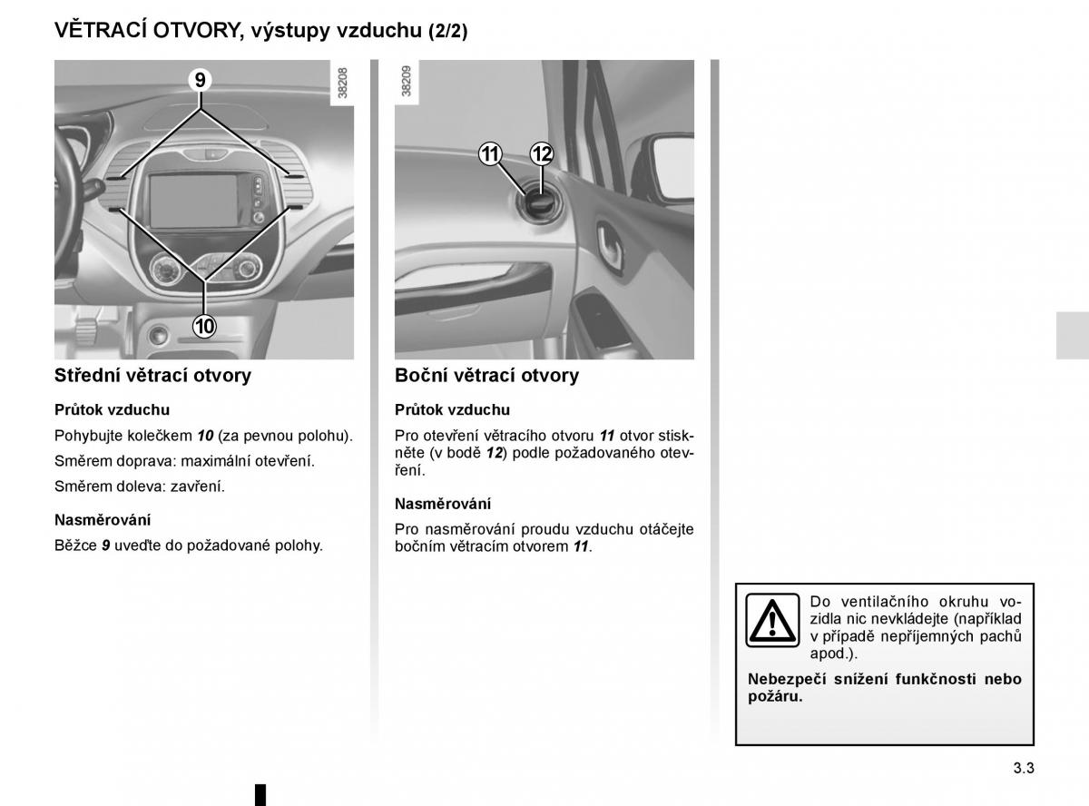 Renault Captur navod k obsludze / page 121