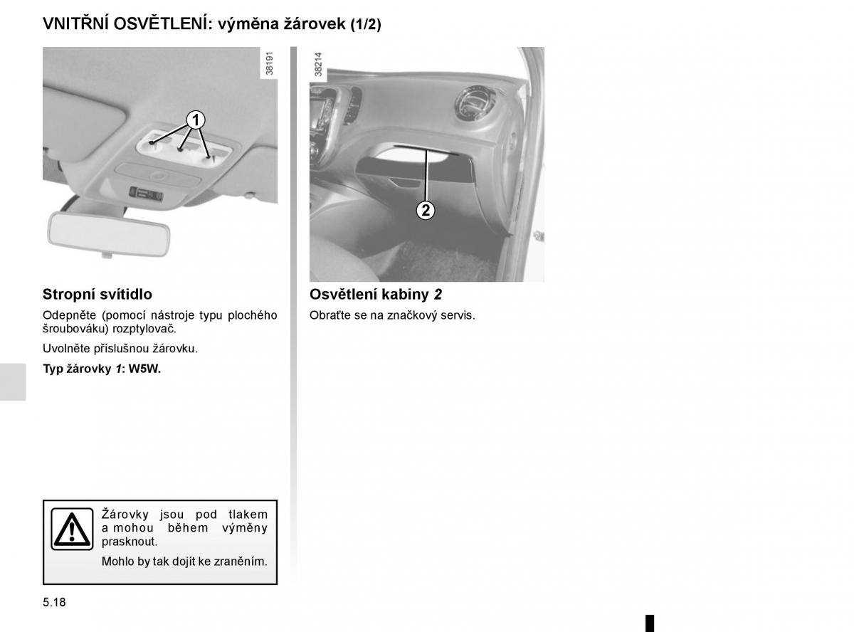 Renault Captur navod k obsludze / page 188