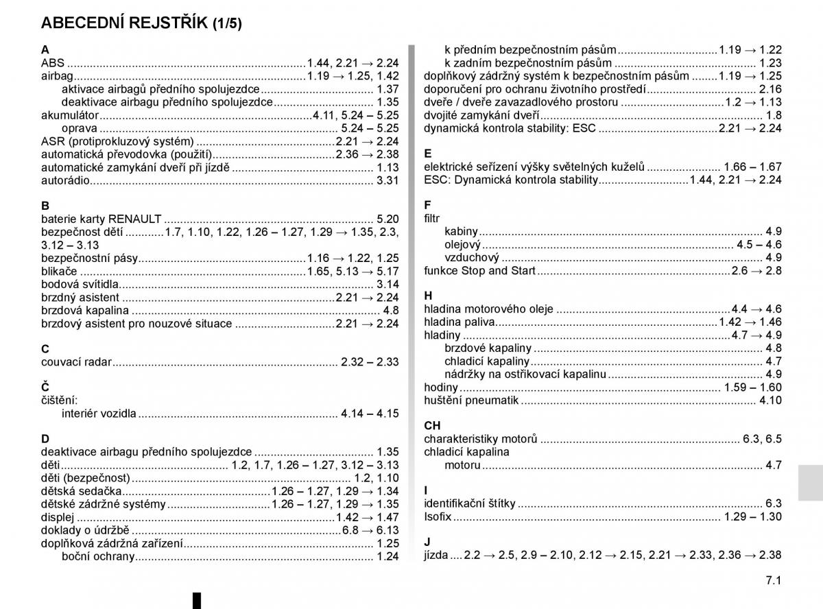 Renault Captur navod k obsludze / page 227