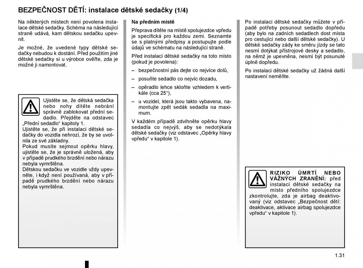 Renault Captur navod k obsludze / page 37