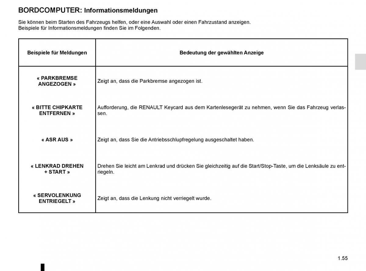 Renault Captur Handbuch / page 61