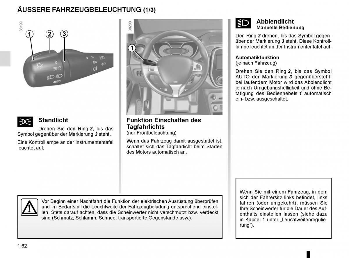 Renault Captur Handbuch / page 68