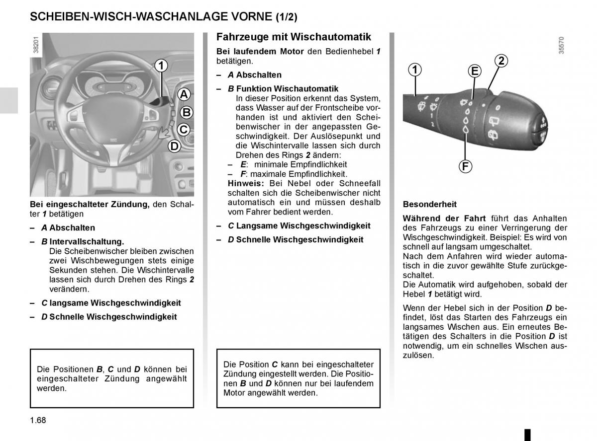 Renault Captur Handbuch / page 74