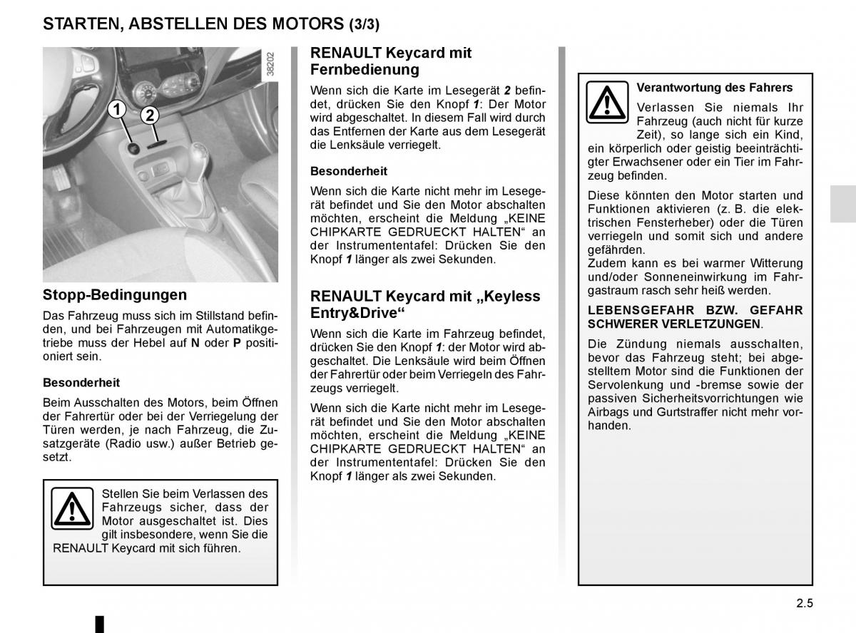 Renault Captur Handbuch / page 85