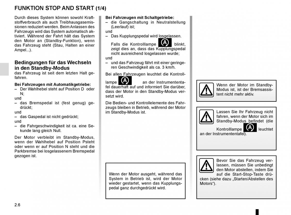 Renault Captur Handbuch / page 86