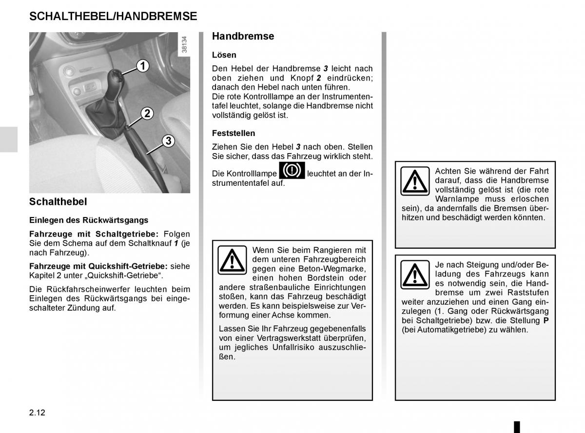 Renault Captur Handbuch / page 92