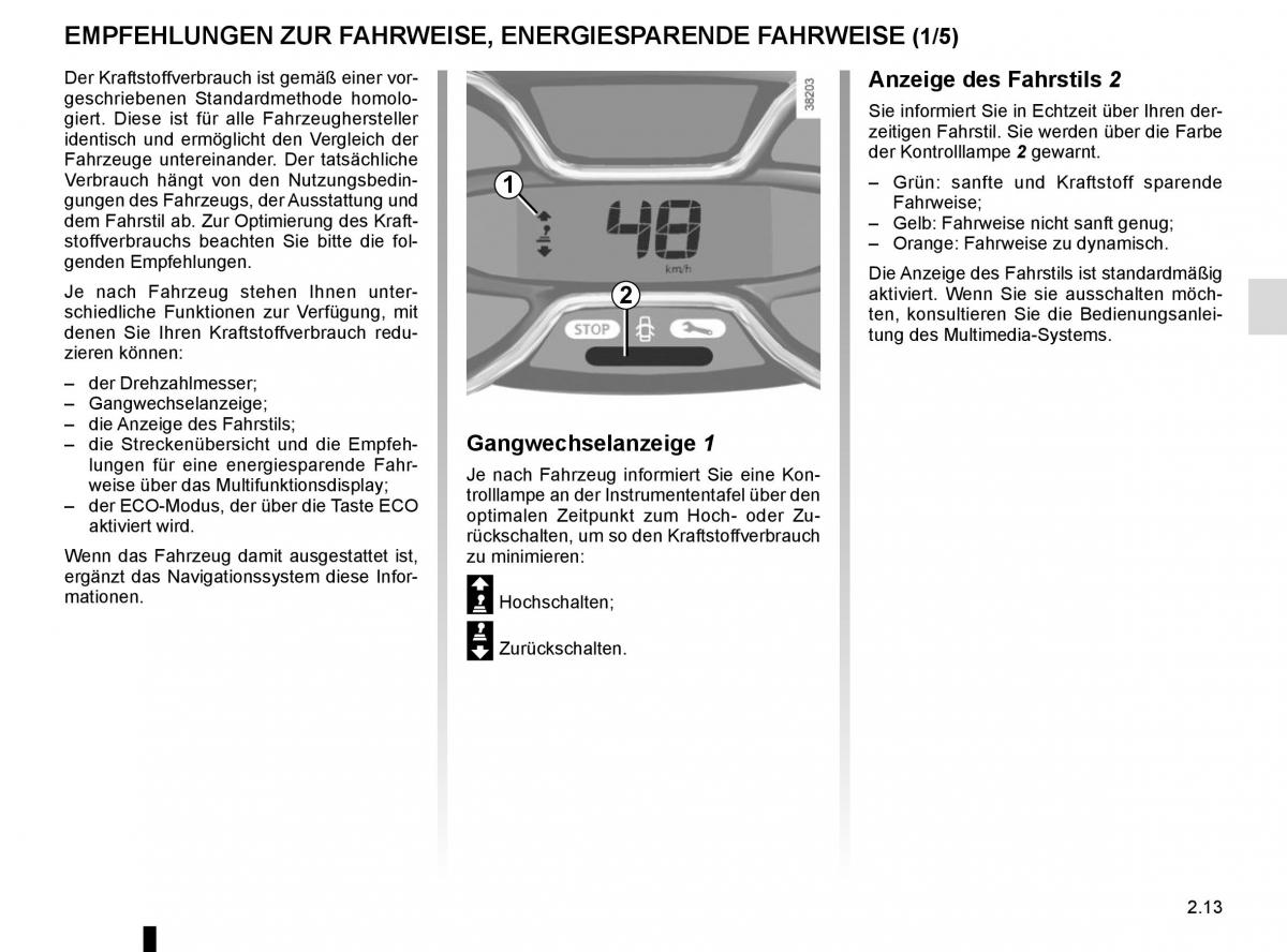 Renault Captur Handbuch / page 93