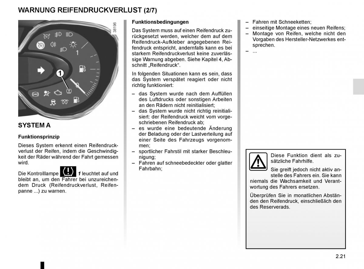 Renault Captur Handbuch / page 101